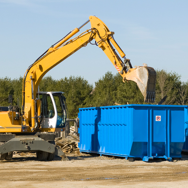 is there a minimum or maximum amount of waste i can put in a residential dumpster in Cattle Creek